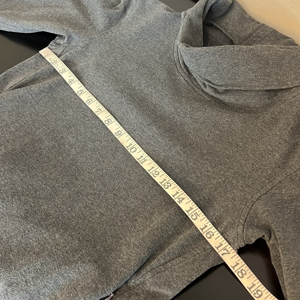 Lululemon On the Double turtleneck pullover sweatshirt, grey, size 4 - Picture 10 of 13